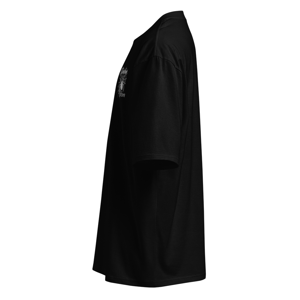 T-shirt Spidey black brodé