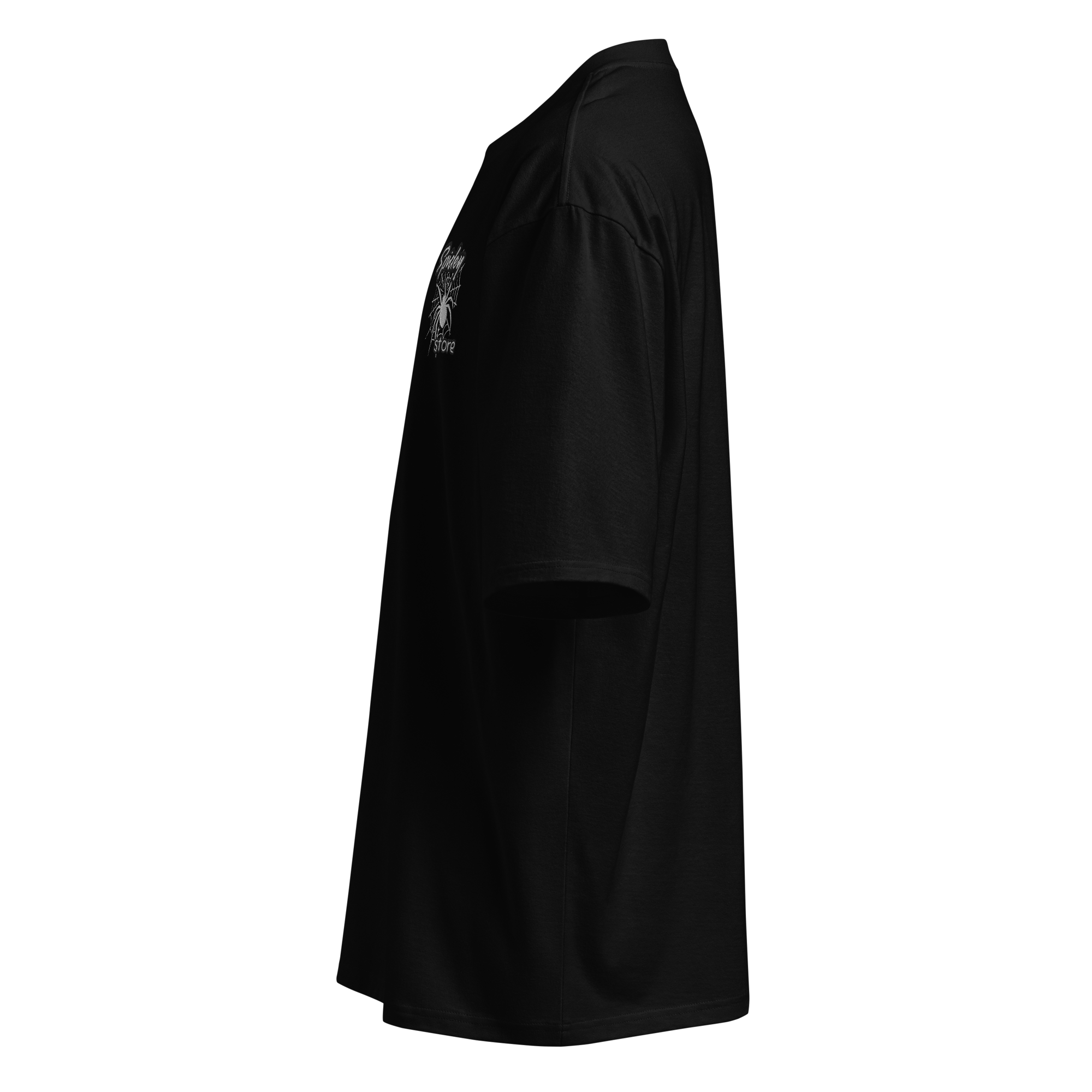 T-shirt Spidey black brodé